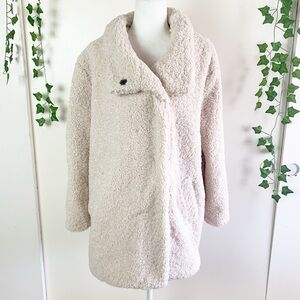 Banana Republic Plush Teddy Fleece Coat | Medium